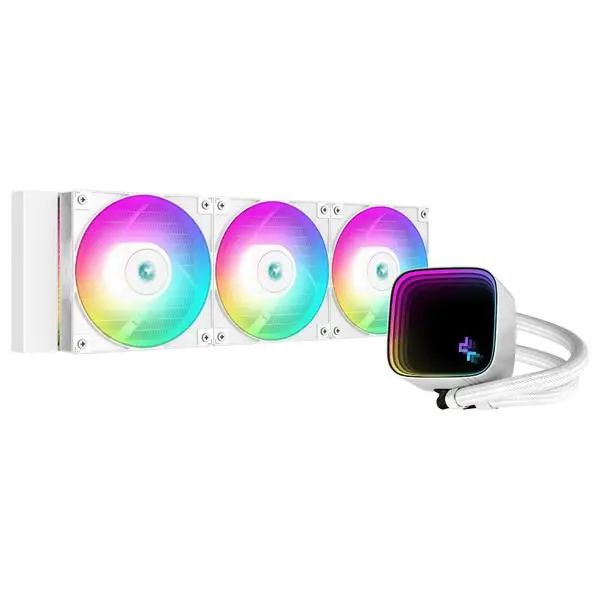 DeepCool DeepCool водно охлаждане Water Cooling LS720 SE White Addressable RGB, Infinity mirror design LGA1700/AM5 - R-LS720-WHAMMM-G-1