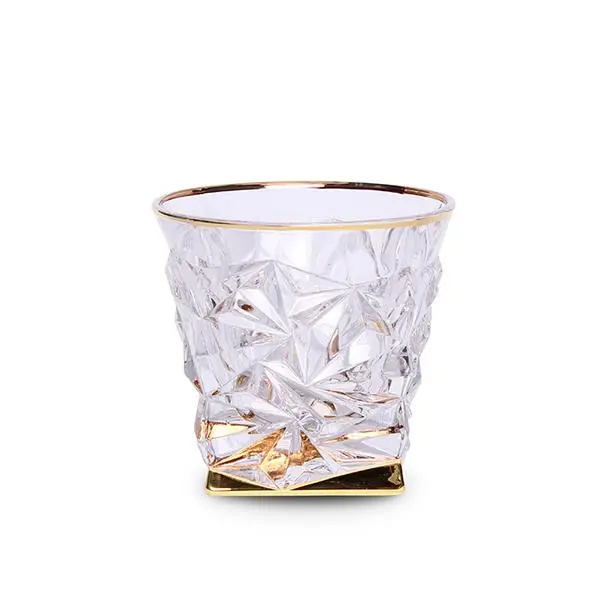 Чаша за уиски Bohemia 1845 Glacier Gold 350ml, 6 броя - 1000283
