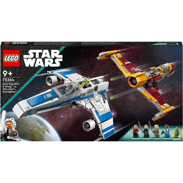 LEGO Star Wars New Republic E-Wing срещу Starfighter на Shin Hati 75364 — идеалният комплект за феновете на Star Wars от всички възрасти
