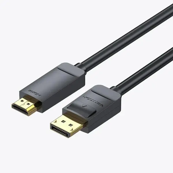 Vention кабел Display Port to HDMI 3.0m 4K, Gold Plated - HAGBI