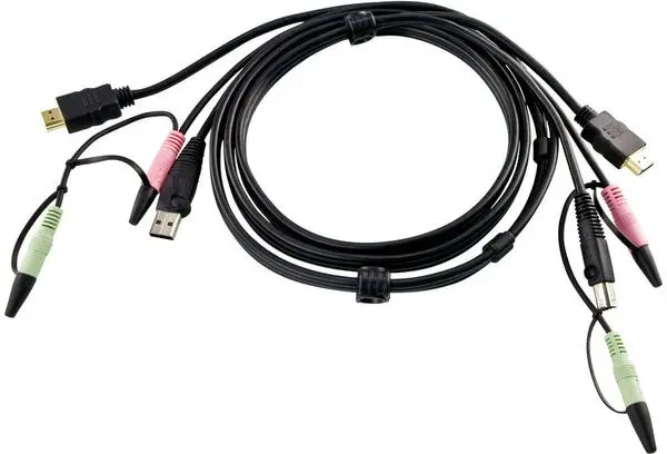 ATEN USB HDMI KVM Cable 1.8m CS1792 CS1794 2L-7D02UH