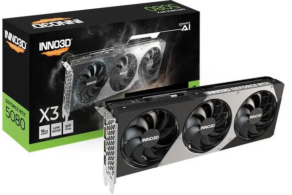 Inno3D GeForce RTX 5080 16GB GDDR7 X3 - N50803-16D7-176068N