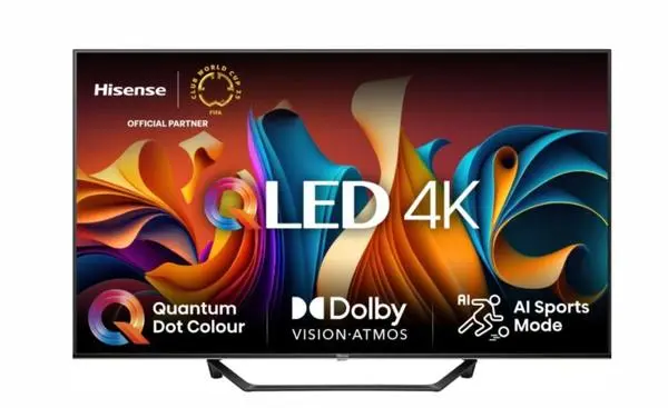 Hisense 65" A7NQ, 4K Ultra HD 3840x2160, QLED, FALD, Quantum Dot, HDR 10+, HLG, Dolby Vision, Dolby Atmos - 65A7NQ