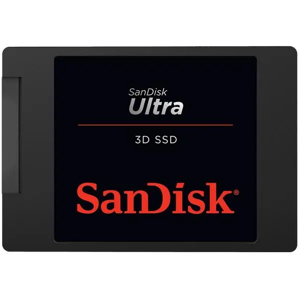 SANDISK Ultra 3D 2TB SSD, 2.5'' 7mm, SATA 6Gb/s, Read/Write: 560 / 530 MB/s, Random Read/Write IOPS 95K/84K - SDSSDH3-2T00-G25