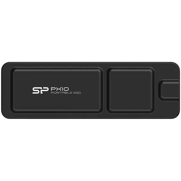 Silicon Power PX10 2TB Portable SSD USB 3.2 Gen2, R/W: up to 1050MB/s; 1050MB/s, Black - SP020TBPSDPX10CK
