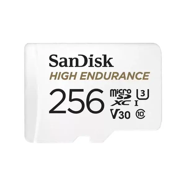 SANDISK High Endurance micro SDXC UHS-I, U3, SD Адаптер, 256GB, Class 10, 100Mb/s, SD-SDSQQNR-2568G-GN6IA