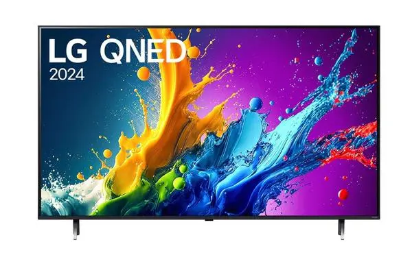 LG  65" 4K QNED HDR Smart TV, 3840x2160, DVB-T2/C/S2, Alpha 5 AI 4K Gen7, HDR 10 PRO, webOS 24 ThinQ - 65QNED80T3A