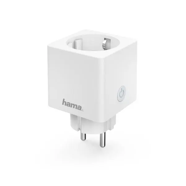 HAMA Смарт контакт Mini, WiFi, измерване на консумацията на ток, 176575 - HAMA-176575