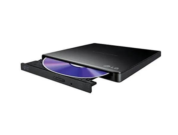 Hitachi-LG Ultra Slim External DVD-RW Black GP57EB40