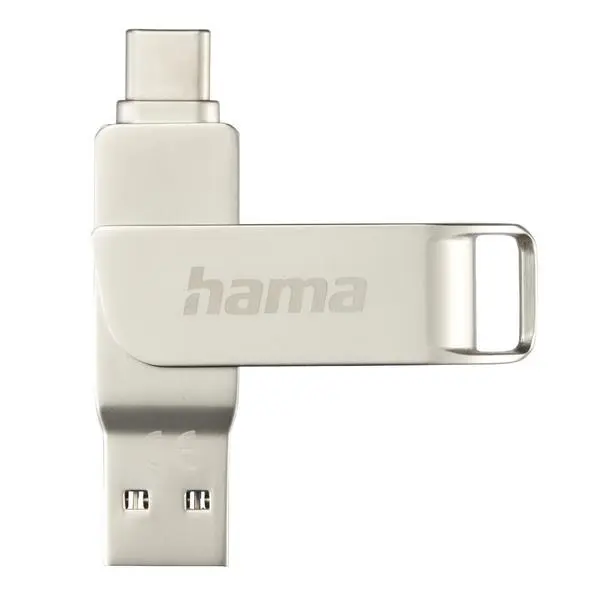 Флаш памет HAMA "C-Rotate Pro", USB-C 3.1/3.0, 64GB, 70MB/s, 182490, HAMA-182490