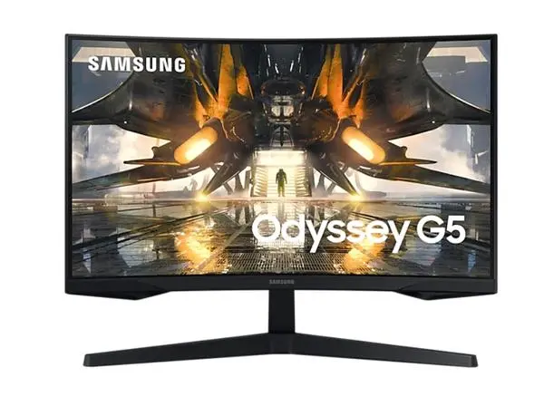 Samsung 27AG550A 27" Curved Odyssey G55A, VA, 165 Hz, 1 ms (MPRT), 250 cd/m2, 3000: 2560x1440, Mega DCR - LS27AG550EUXEN