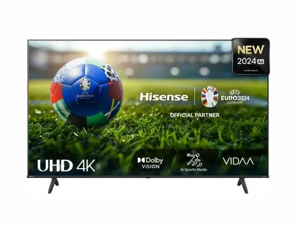 Hisense 65" A6N, 4K Ultra HD 3840x2160, DLED, DFA, Precision Colour, HDR 10+, HLG, Dolby Vision, DTS Virtual X - 65A6N