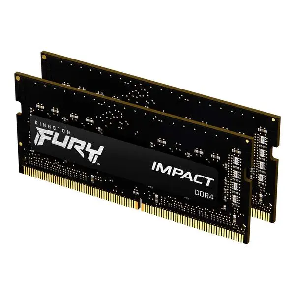 Kingston Fury Impact 32GB(2x16GB) SODIMM DDR4 3200MHz CL20 16Gbit - KF432S20IBK2/32 -  KF432S20IBK2/32