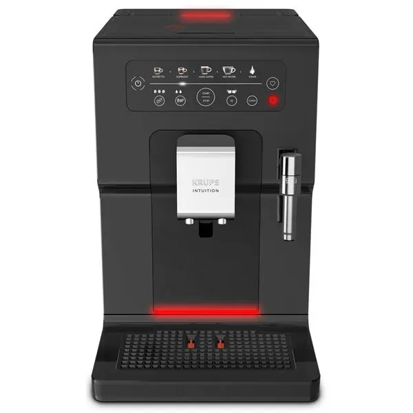 Кафеавтомат Krups Intuition Essential, 1450W, 15 bar, система Quattro Force, сензорно управление, черен