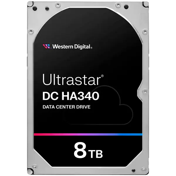 HDD Server WD Ultrastar DC HA340 8TB 512e SE, 3.5’’, 256MB, 7200 RPM, SATA, SKU: 0B47078 - WUS721208BLE6L4