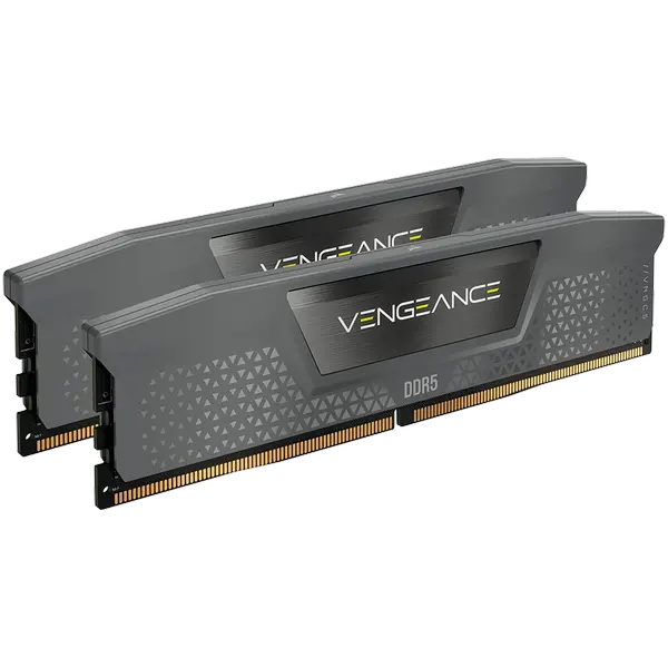 Corsair DDR5, 5600MT/s 32GB 2x16GB DIMM, Unbuffered, 40-40-40-77, Std PMIC, XMP 3.0, VENGEANCE DDR5 Black Heatspreader, Black PCB, 1.25V - CMK32GX5M2B5600Z40