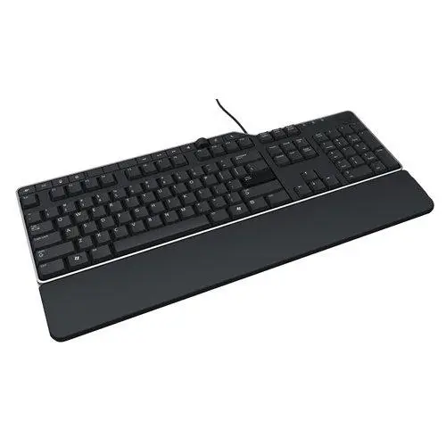 US/Euro (QWERTY) Dell KB-522 Wired Business Multimedia USB Keyboard Black - 580-17667-14