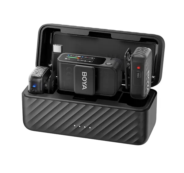 Безжична система микрофони All-in-One BOYA BOYAMIC 2 - BOYAMIC 2-02