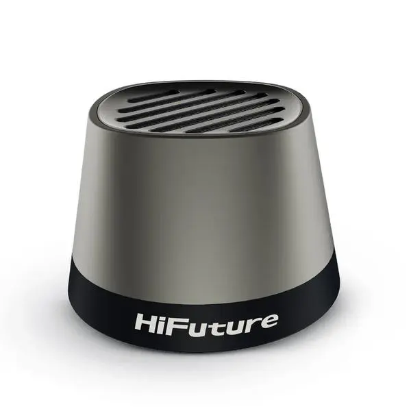 HiFuture Mega S Silver Grey, Bluetooth 5.4, MagSafe, 5W Output, Built-in MIC support Handsfree, Pair to Play (TWS Mode), Up to 10 Hours Playtime, Wireless Charge (7.5W-15W), Phone Holder - 6972576182258