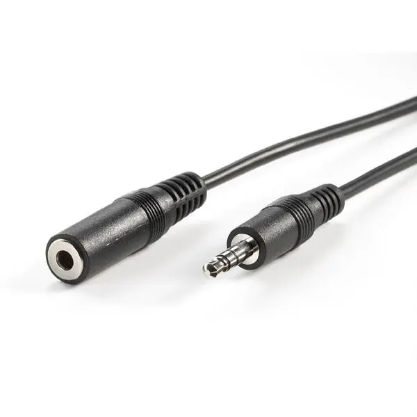 ROLINE 3.5 мм Extension кабел, M - F, черен цвят, 2.0 м - 11.99.4352