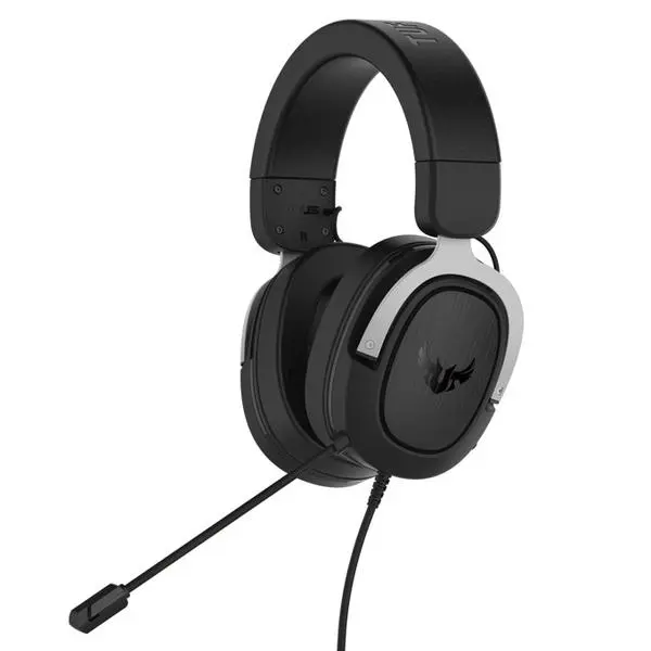 Геймърски слушалки ASUS TUF Gaming H3 Blue, 7.1 Virtual Surround Sound - ASUS-HEAD-TUF-GAM-H3-BLACK/SILVER 90YH025S-B1UA00