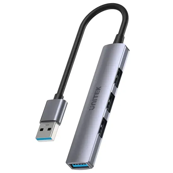 Unitek Хъб USB3.0/2.0 HUB 4 port uHUB Q4 USB-A input USB3.0 x 1, USB2.0 x 3 - H1208A