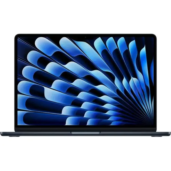 Лаптоп Apple MacBook Air 13.6 2025 (MC6C4ZE/A)(Midnight), десетядрен Apple M4 4.46 GHz, 13.6" (34.54cm) Liquid Retina True Tone 500nits IPS Display, 24GB LPDDR5X, 512GB SSD, 2x Thunderbolt 4, macOS