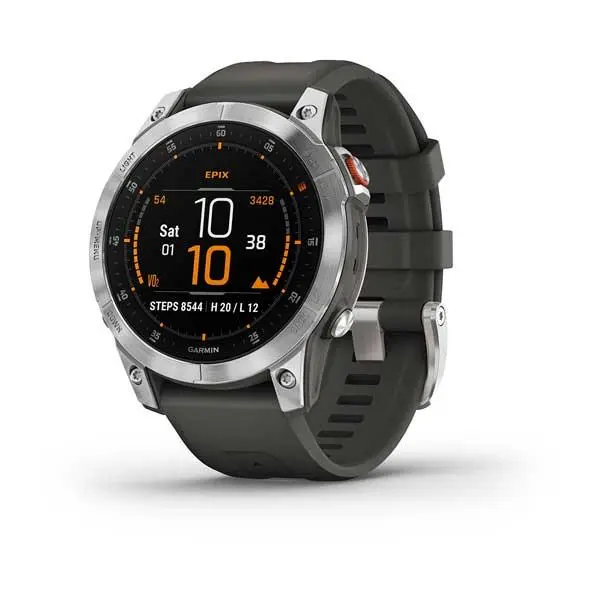 Моят опит с Garmin epix (Gen 2) - epix - Slate Steel със силиконова каишка