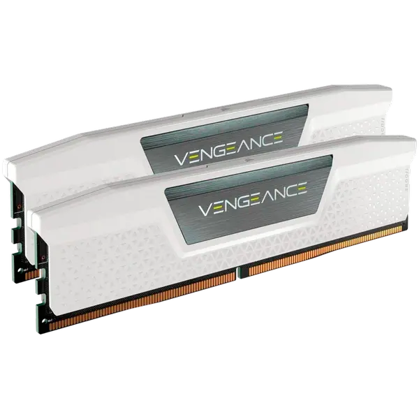 CORSAIR VENGEANCE DDR5 32GB (2 x 16GB) DDR5 6400 CL36-48-48-104 1.35V EXPO & XMP - White - CMK32GX5M2B6400Z36W