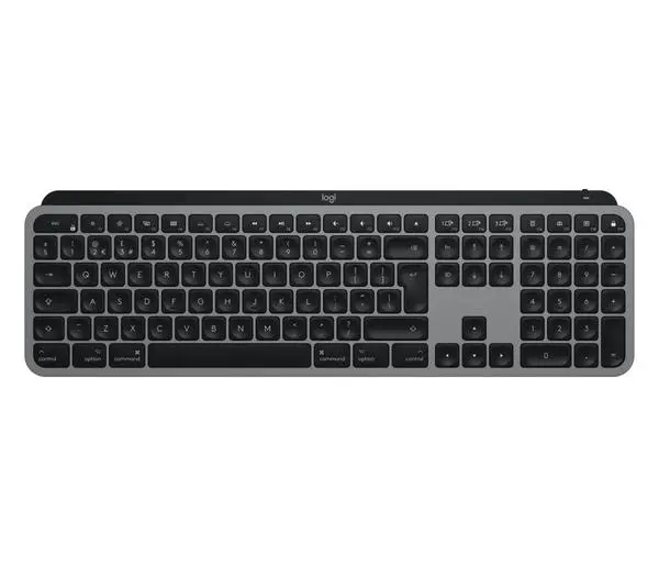 Logitech MX Keys for Mac Advanced Wireless Illuminated Keyboard - SPACE GREY - US INTL - 2.4GHZ/BT - N/A - EMEA - 920-009558