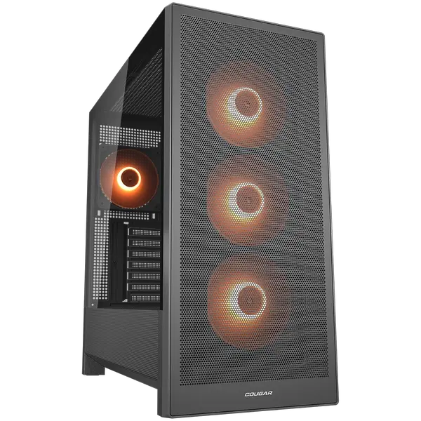 COUGAR MX230 RGB PC Case, Mid Tower, Black - CGR-2PC8B-RGB