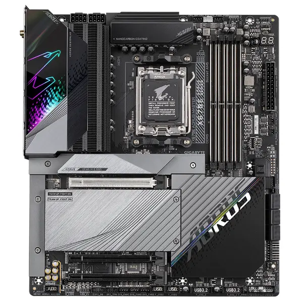 Gigabyte X670E AORUS MASTER (REV. 1.0) motherboard AMD X670 Socket AM5 ATX -  (К)  - X670E AORUS MASTER (8 дни доставкa)