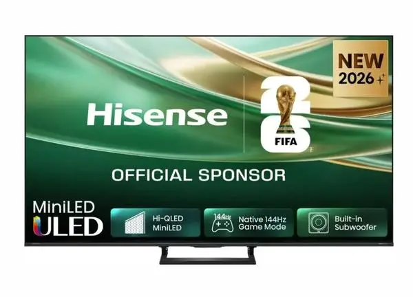 Hisense 50" E8S, 4K Ultra HD 3840x2160, ULED, Quantum Dot,144 Hz,HDR 10+, HLG, Dolby Vision, DTS Virtual X - 50E8S