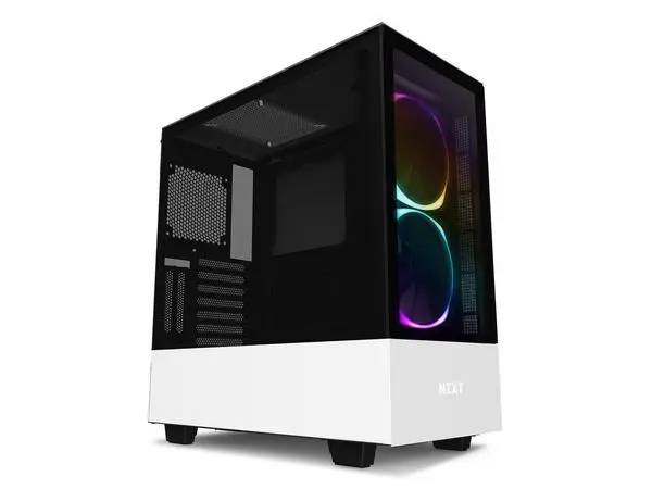 Кутия NZXT H510i Elite Smart Matte Mid-Tower, White - NZXT-CASE-H510E-W1