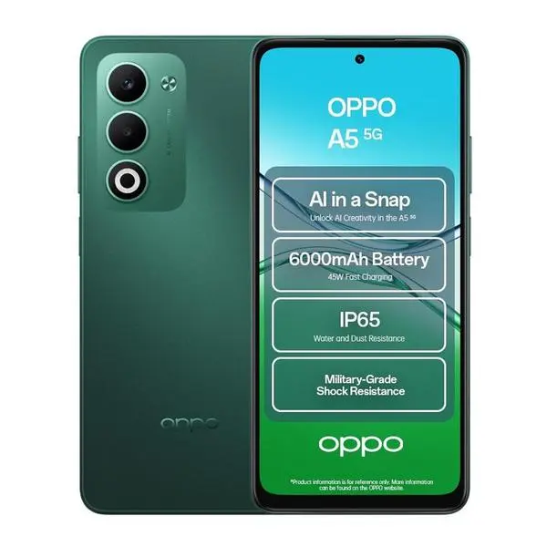 Мобилен телефон Oppo A5 5G Black Green 4+128GB (v)