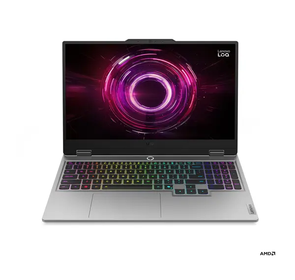 Лаптоп LENOVO LOQ 15AHP10 /83JG004ABM,  15.6",  AMD Ryzen 7 250 (8C / 16T, 3.3 / 5.1GHz, 8MB L2 / 16MB L3), RAM 32GB, SSD 512GB