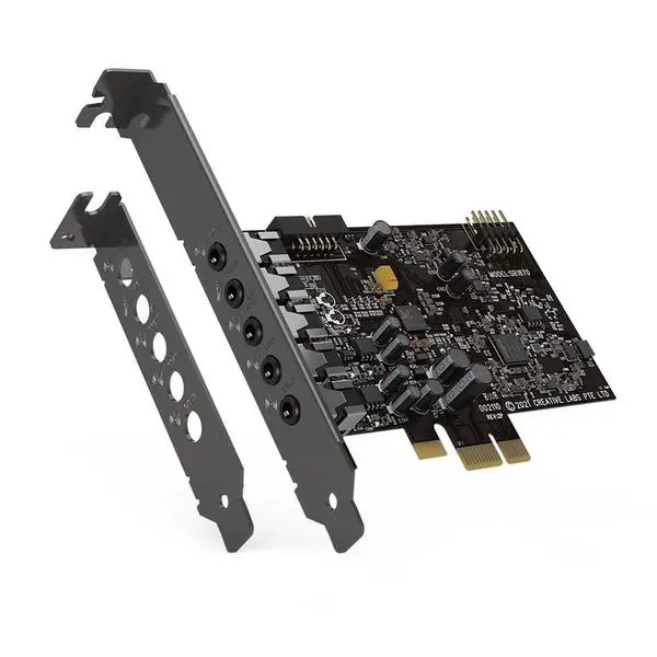 Звукова карта CREATIVE Sound Blaster Audigy FX V2 Hi-Res 5.1 - PCIe - CREAT-SND-AUD-FX-V2