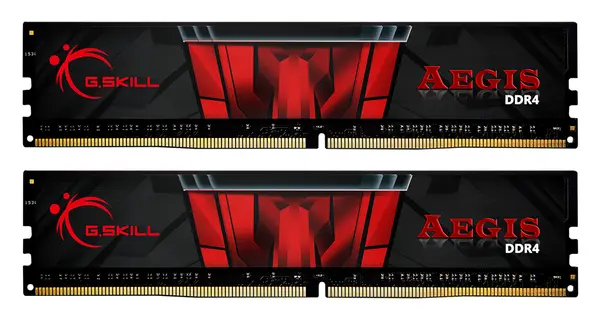 G.SKILL Aegis 32GB(2x16GB) DDR4 PC4-21333 2666MHz F4-2666C19D-32GIS -  F4-2666C19D-32GIS