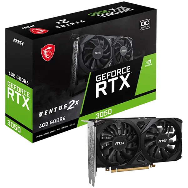 MSI Video Card Nvidia GeForce RTX 3050 VENTUS 2X 6G OC: Едно изчерпателно и вълнуващо ревю