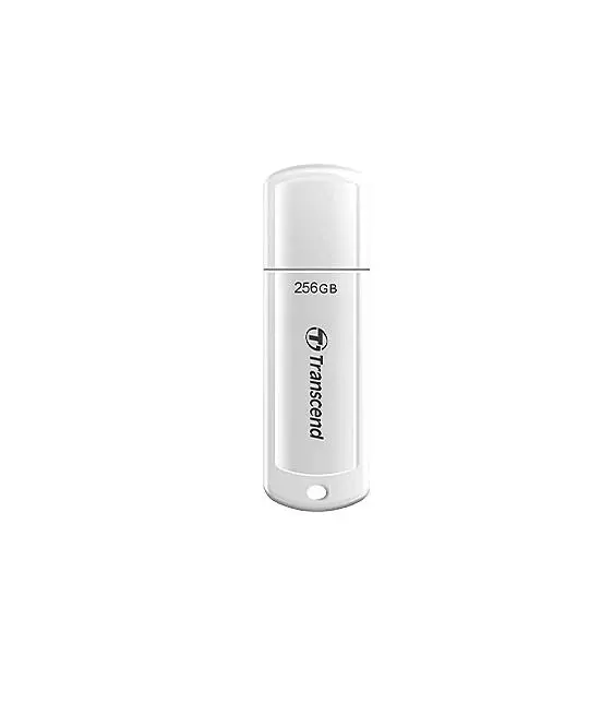 Transcend 256GB, USB3.1, Flash Drive, Classic, White - TS256GJF730
