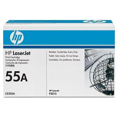 HP 55A Black LaserJet Toner Cartridge - CE255A