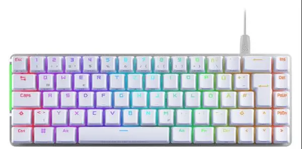 Asus Tastatur ROG Falchion Ace white Геймърски Tastatur dt. -  (A)   - 90MP0346-BKDA11 (8 дни доставкa)