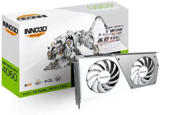 ## Inno3D RTX4060 Twin X2 OC WHITE 8GB GDDR6 HDMI 3xDP: Най-новата и мощна графична карта от NVIDIA