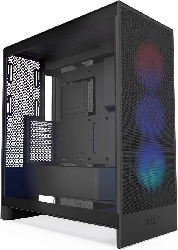 Кутия NZXT H7 Flow RGB 2024 Edition - Black - NZXT-CASE-H72FB-R1