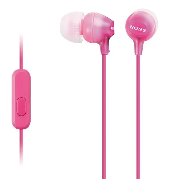 ## Sony слушалки MDR-EX15AP розово - MDREX15APPI.CE7
