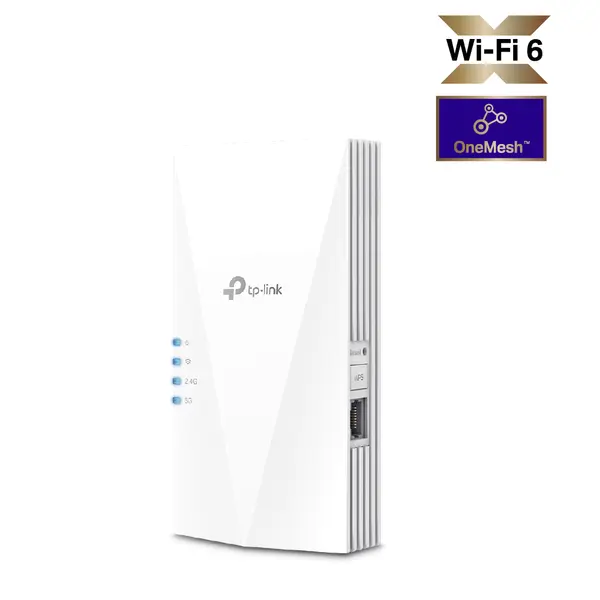 Удължител на обхват TP-Link RE700X AX3000 Wi-Fi 6 OneMesh 2-лентов (v)