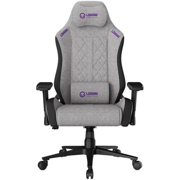 LORGAR CHA41, Ergonomic Gaming Chair Advanced, premium anti-stain fabric, Grey - LRG-CHA41-GY