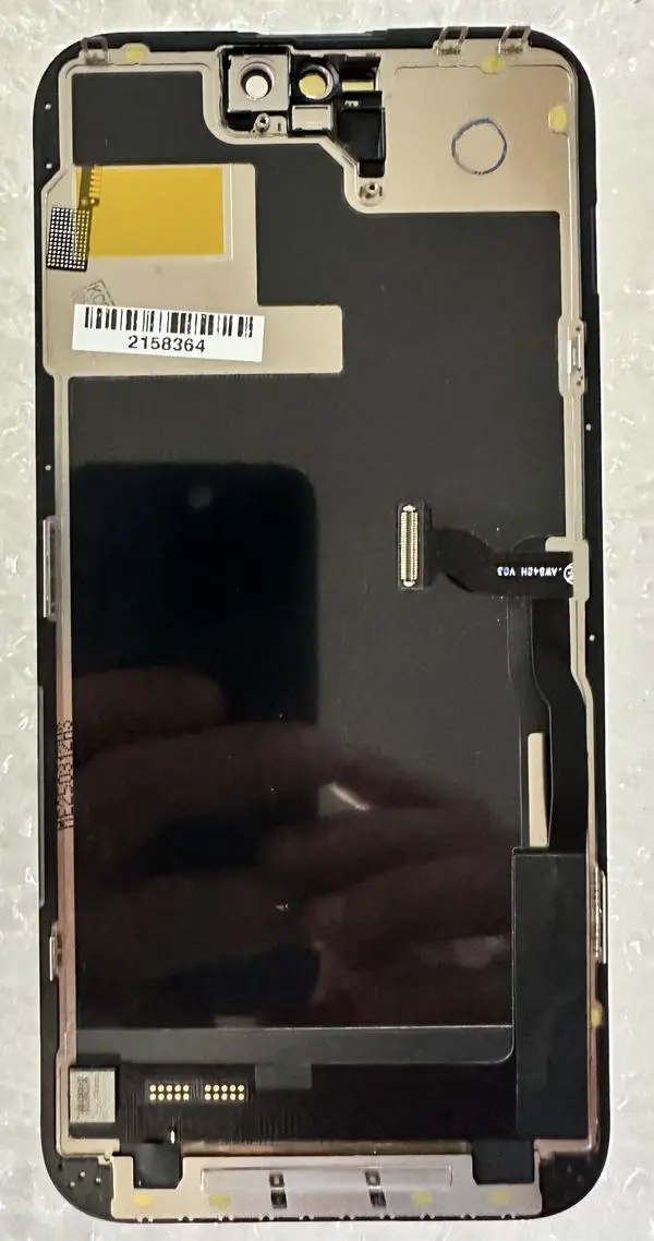 iPhone 14 Pro Max Display with touch screen Digitizer Black OLED move IC (може да се добави чипът от оригиналния дисплей)