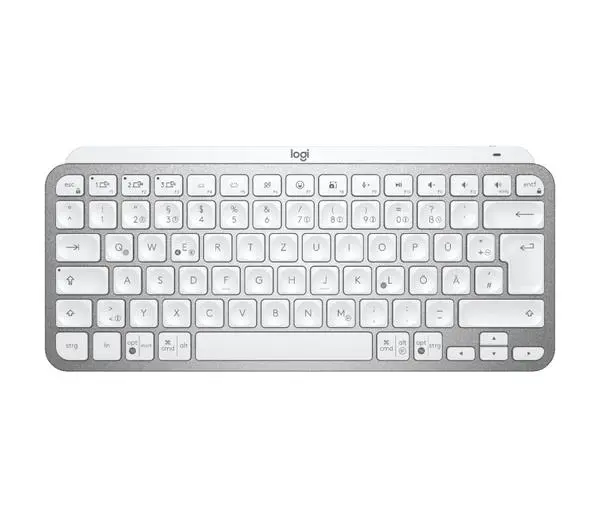 Logitech MX Keys Mini Minimalist Wireless Illuminated Keyboard - PALE GREY - US Intl - 920-010499