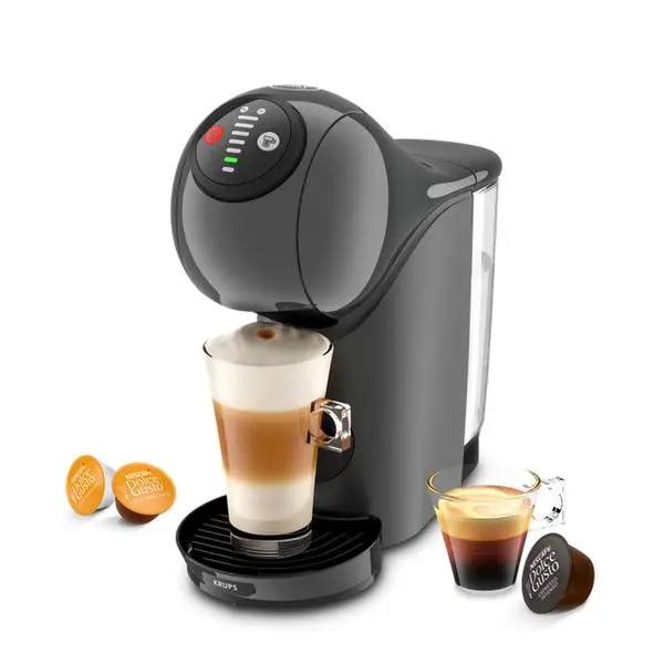 Кафемашина на капсули Krups Dolce Gusto Genio S KP243B10, 1500W, 15bar, 0.8 л. обем на резервоара за вода, сива, KP243B10